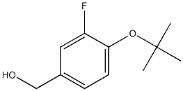 [4-(tert-butoxy)-3-fluorophenyl]methanol Struktur