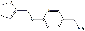 [6-(2-furylmethoxy)pyridin-3-yl]methylamine Struktur