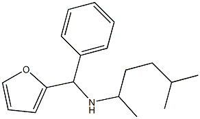 [furan-2-yl(phenyl)methyl](5-methylhexan-2-yl)amine Struktur