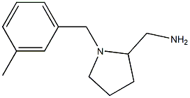 {1-[(3-methylphenyl)methyl]pyrrolidin-2-yl}methanamine Struktur