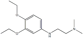 {2-[(3,4-diethoxyphenyl)amino]ethyl}dimethylamine Struktur