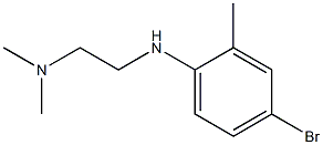 {2-[(4-bromo-2-methylphenyl)amino]ethyl}dimethylamine Struktur