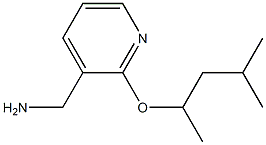 {2-[(4-methylpentan-2-yl)oxy]pyridin-3-yl}methanamine Struktur