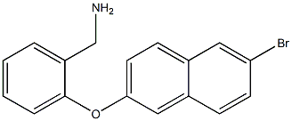 {2-[(6-bromonaphthalen-2-yl)oxy]phenyl}methanamine Struktur