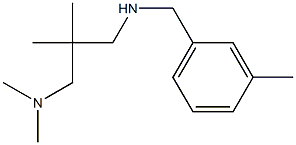 {2-[(dimethylamino)methyl]-2-methylpropyl}[(3-methylphenyl)methyl]amine Struktur