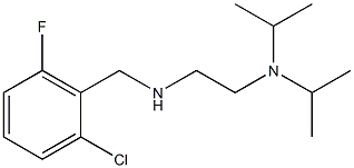 {2-[bis(propan-2-yl)amino]ethyl}[(2-chloro-6-fluorophenyl)methyl]amine Struktur