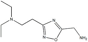 {3-[2-(diethylamino)ethyl]-1,2,4-oxadiazol-5-yl}methanamine Struktur