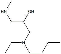 {3-[butyl(ethyl)amino]-2-hydroxypropyl}(methyl)amine Struktur