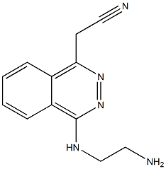 {4-[(2-aminoethyl)amino]phthalazin-1-yl}acetonitrile Struktur