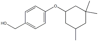 {4-[(3,3,5-trimethylcyclohexyl)oxy]phenyl}methanol Struktur