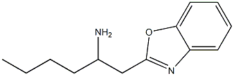 1-(1,3-benzoxazol-2-yl)hexan-2-amine Struktur