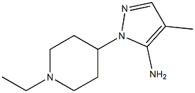 1-(1-ethylpiperidin-4-yl)-4-methyl-1H-pyrazol-5-amine Struktur