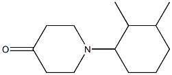 1-(2,3-dimethylcyclohexyl)piperidin-4-one Struktur