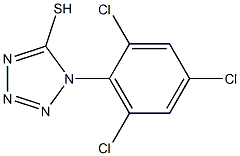 1-(2,4,6-trichlorophenyl)-1H-1,2,3,4-tetrazole-5-thiol Struktur