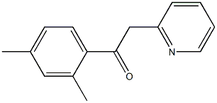 1-(2,4-dimethylphenyl)-2-(pyridin-2-yl)ethan-1-one Struktur