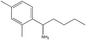 1-(2,4-dimethylphenyl)pentan-1-amine Struktur