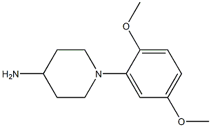 1-(2,5-dimethoxyphenyl)piperidin-4-amine Struktur