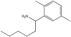 1-(2,5-dimethylphenyl)hexan-1-amine Struktur