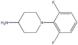 1-(2,6-difluorophenyl)piperidin-4-amine Struktur