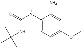 1-(2-amino-4-methoxyphenyl)-3-tert-butylurea Struktur