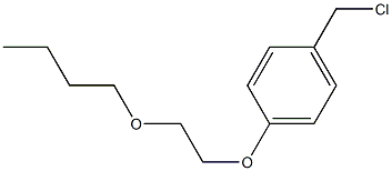 1-(2-butoxyethoxy)-4-(chloromethyl)benzene Struktur