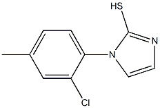 1-(2-chloro-4-methylphenyl)-1H-imidazole-2-thiol Struktur