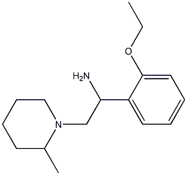 1-(2-ethoxyphenyl)-2-(2-methylpiperidin-1-yl)ethanamine Struktur