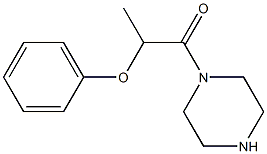 1-(2-phenoxypropanoyl)piperazine Struktur