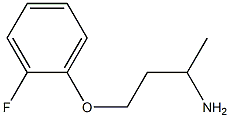 1-(3-aminobutoxy)-2-fluorobenzene Struktur