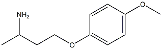 1-(3-aminobutoxy)-4-methoxybenzene Struktur