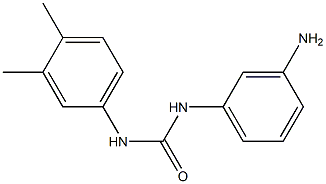 1-(3-aminophenyl)-3-(3,4-dimethylphenyl)urea Struktur