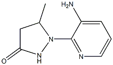 1-(3-aminopyridin-2-yl)-5-methylpyrazolidin-3-one Struktur