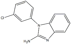 1-(3-chlorophenyl)-1H-1,3-benzodiazol-2-amine Struktur