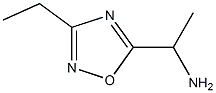 1-(3-ethyl-1,2,4-oxadiazol-5-yl)ethan-1-amine Struktur