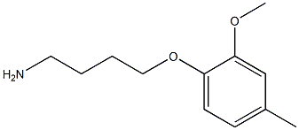 1-(4-aminobutoxy)-2-methoxy-4-methylbenzene Struktur