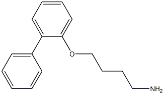 1-(4-aminobutoxy)-2-phenylbenzene Struktur