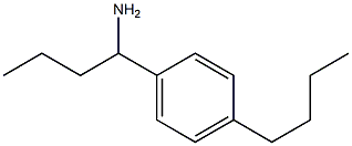 1-(4-butylphenyl)butan-1-amine Struktur