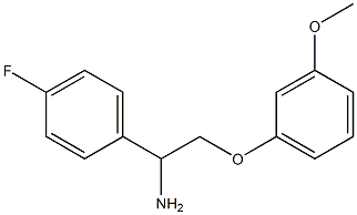 1-(4-fluorophenyl)-2-(3-methoxyphenoxy)ethanamine Struktur