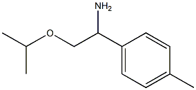 1-(4-methylphenyl)-2-(propan-2-yloxy)ethan-1-amine Struktur