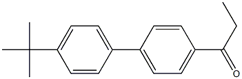 1-(4'-tert-butyl-1,1'-biphenyl-4-yl)propan-1-one Struktur