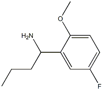 1-(5-fluoro-2-methoxyphenyl)butan-1-amine Struktur