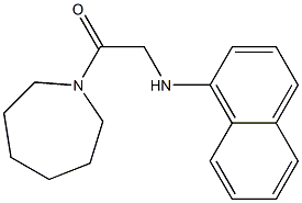 1-(azepan-1-yl)-2-(naphthalen-1-ylamino)ethan-1-one Struktur