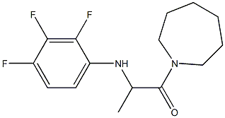 1-(azepan-1-yl)-2-[(2,3,4-trifluorophenyl)amino]propan-1-one Struktur