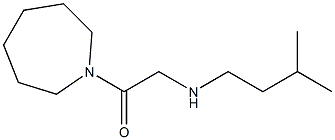 1-(azepan-1-yl)-2-[(3-methylbutyl)amino]ethan-1-one Struktur