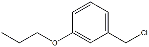 1-(chloromethyl)-3-propoxybenzene Struktur