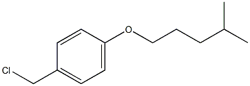 1-(chloromethyl)-4-[(4-methylpentyl)oxy]benzene Struktur