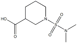 1-(dimethylsulfamoyl)piperidine-3-carboxylic acid Struktur