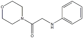 1-(morpholin-4-yl)-2-(phenylamino)ethan-1-one Struktur