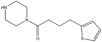 1-(piperazin-1-yl)-4-(thiophen-2-yl)butan-1-one Struktur