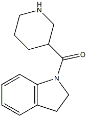 1-(piperidin-3-ylcarbonyl)-2,3-dihydro-1H-indole Struktur